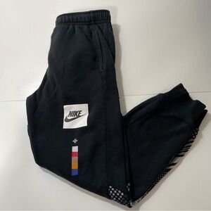 Nike Black Fleece Sweatpants Graphic sz S in excellent condition